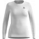 Odlo BL TOP crew neck l/s ACTIVE WARM ECO women's t-shirt size M White