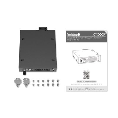 8. Icy Dock MB491V5K-B Hard Drive Enclosure SSD Case Black 2.5"