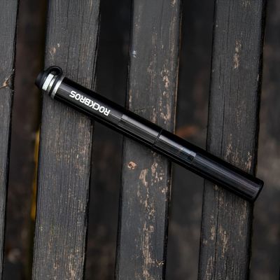 5. Rockbros HQ-67A-L03 BK Bicycle Pump with Pressure Gauge - Black