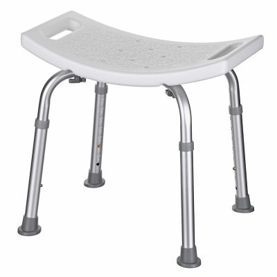 20. Rectangular shower stool with adjustable height