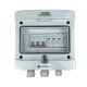 Hermetic IP65 EMITER AC connection switchboard with AC surge arrester Noark type 2, 20A 3-Ph