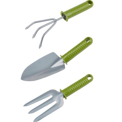 16. KINZO 3-Piece Garden Tool Set with Plastic Handle