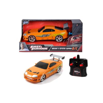 5. Jada Toys Jada RC F&F Brians Toyota 1:24 Remote Controlled Model On-Road Race Car Electric Motor