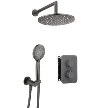 Concealed shower set with thermostatic BOX