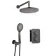 Concealed shower set with thermostatic BOX