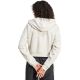 3. Women's adidas Essentials 3-Stripes French Terry Quarter-Zip Hoodie Beige JN1958