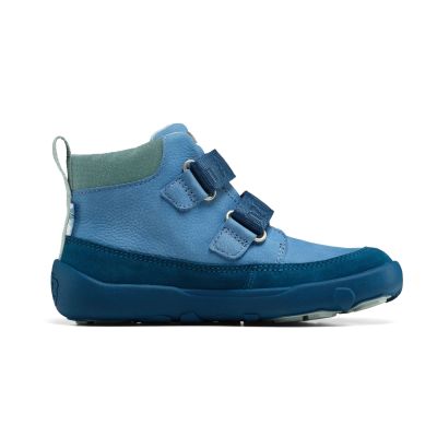 4. Affenzahn Friendy Shark Leather Barefoot Boots (01488-30211)