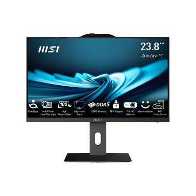 MSI AIO PRO AP242P 14MQ-890EU i5-14500 23.8" IPS LED FHD Non-Touch Anti-Glare 16GB SSD500GB M.2 AX211 WiFi 6E Intel Q670 Chipset Windows 11 Pro Black (OUTLET)
