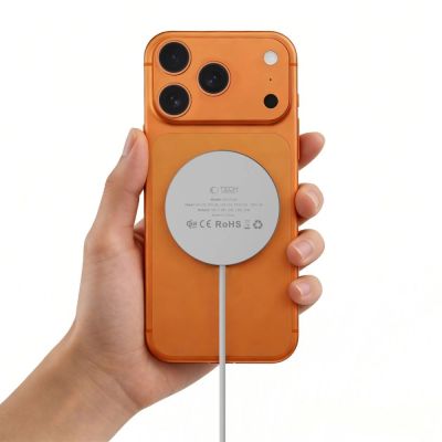 5. Tech-Protect A50 MagSafe 25W QI2.2 Wireless Charger - White