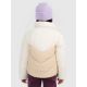 2. Girls' puffer jacket with synthetic down filling 4F 4FJRAW25TDJAF0807-12S