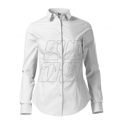 3. Malfini Style LS W MLI-22900 white shirt