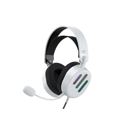 6. Havit H2038U Gaming Headphones (White/Black)