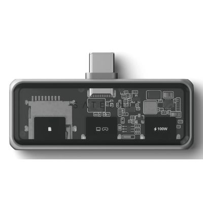 2. Satechi USB-C PD Mobile XR Hub and MicroSD Card Reader Space Gray