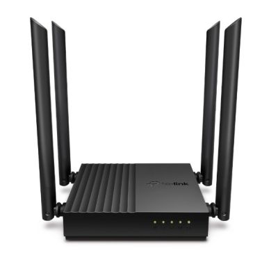 6. TP-LINK Archer C64 Router Supports 802.11ac Wave2 Wi-Fi standard – 867 Mbps on the 5 GHz band and 400 Mbps on the 2.4 GHz band†.