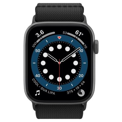 11. Spigen Fit Lite Strap for Apple Watch 38 / 40 / 41 mm - Black