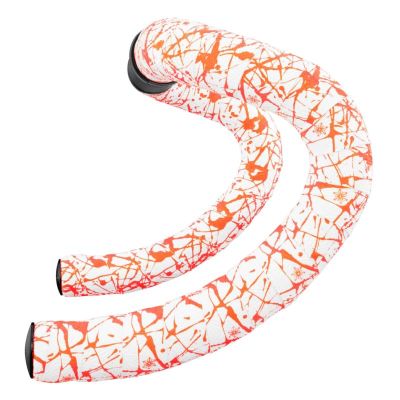 SUPACAZ SUPER STICKY SPLAT wrap white orange.