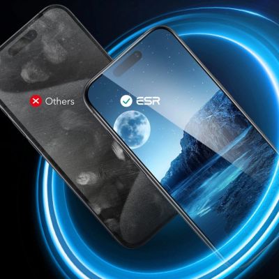 6. ESR Tempered Glass 2-PACK for iPhone 16 - transparent