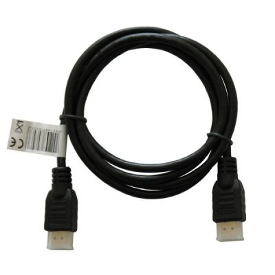 2. SAVIO HDMI CABLE 2M V2.0 HIGH SPEED, ETHERNET/3D BLACK, GOLDEN CONNECTORS CL-195