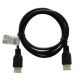 2. SAVIO HDMI CABLE 2M V2.0 HIGH SPEED, ETHERNET/3D BLACK, GOLDEN CONNECTORS CL-195