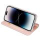 5. Dux Ducis Skin Pro Wallet Case for iPhone 15 Pro Max - Pink