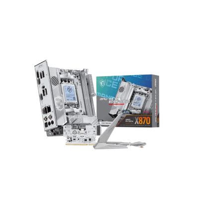 2. MSI MPG X870I EDGE TI EVO WIFI Motherboard AMD X870 Socket AM5 Mini ATX