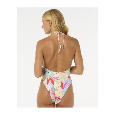 3. RIP CURL Cala Vadella Cheeky One Piece Turquoise Swimsuit