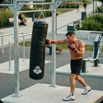 16. Punching bag - 140 Black - 140 cm / 40 kg