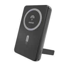 Dudao K14S+ 10000mAh 22.5W Magnetic Power Bank USB-A + USB-C Compatible with MagSafe with Stand - Black