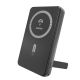 Dudao K14S+ 10000mAh 22.5W Magnetic Power Bank USB-A + USB-C Compatible with MagSafe with Stand - Black