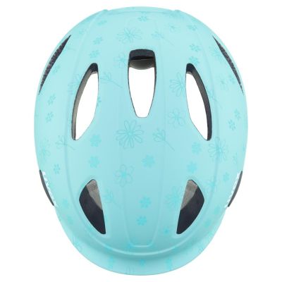2. Uvex oyo style flowers cyan matt children's bike helmet 50-54