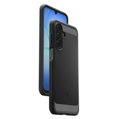 8. Spigen Rugged Armor Case for Samsung Galaxy A17 - Matte Black