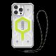 UAG Pathfinder Clear Magsafe Bundle Case with Lanyard for iPhone 16 Pro Max - Green