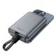 4. Powerbank Acefast M10 Magnetic 2x USB-C PD 30W with 15W Inductive Charging and USB-C Cable - Black