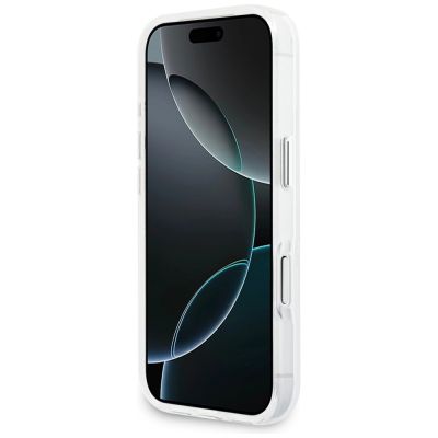 5. Guess IML Gradient Triangle Logo MagSafe Case for iPhone 17 Pro - Clear