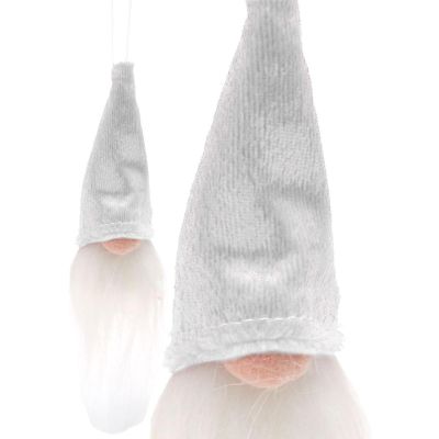 13. DECORATIVE PENDANT SANTA CLAUS 11CM WHITE