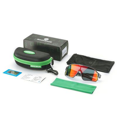 3. Rockbros polarized kids glasses black and blue