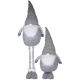 4. SANTA CLAUS ON TELESCOPIC LEGS 30X18X100CM ARTICASA GRAY
