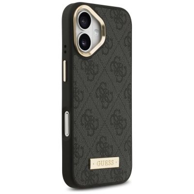 4. Guess 4G Logo Plate MagSafe case for iPhone 17 - black