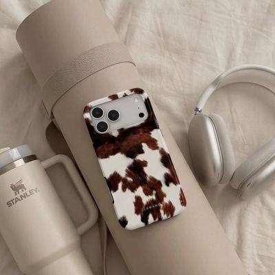6. Tech-Protect Lamano MagSafe case for iPhone 18 Pro / 17 Pro - white and brown