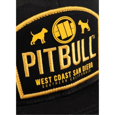 6. PitBull Mesh Dogs Flat Snapback Trucker Cap - 629011918900