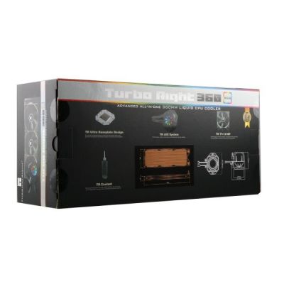10. Thermalright Turbo Right 240C Processor All-in-One Liquid Cooler 12cm Black