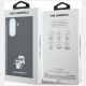8. Karl Lagerfeld Saffiano Case with K&C Metal Logo for Samsung Galaxy A57 5G - Black