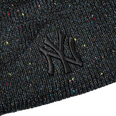 3. New Era Women’s Glitter Beanie New York Yankees Hat 60691294 Black One Size
