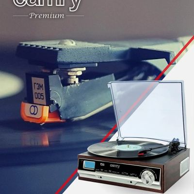 9. Turntable with Radio Adler CR 1113 (black)