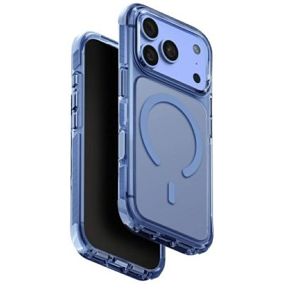 Uniq Combat Magclick Charging Case for iPhone 18 Pro / 17 Pro - Blue