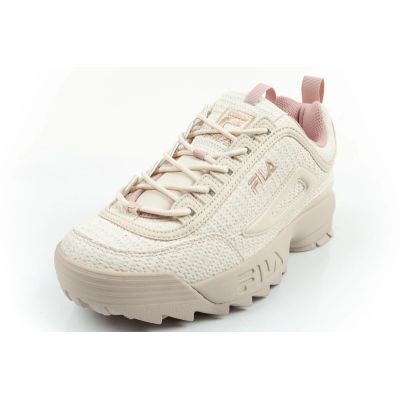 3. Fila Disruptor women's shoes sports sneakers fashionable beige comfortable