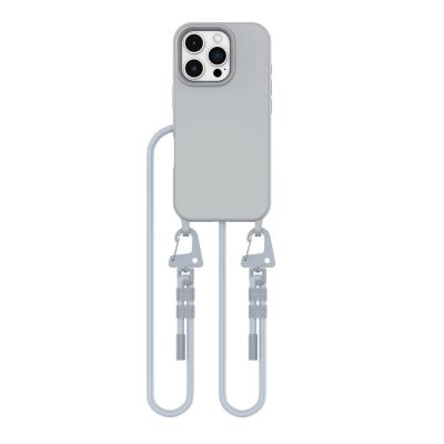 2. Tech-Protect MagNecklace MagSafe Case with Lanyard for iPhone 16 Pro Max - Gray