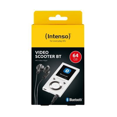 2. Intenso MP3 Videoplayer 1.8" Video Scooter BT 64GB White