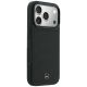4. Mercedes Leather Mesh with Bow Line MagSafe Case for iPhone 18 Pro Max / 17 Pro Max - Black