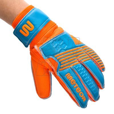 40. Goalkeeper gloves Meteor Catch Blue 03806-03812